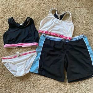 Workout set/board shorts